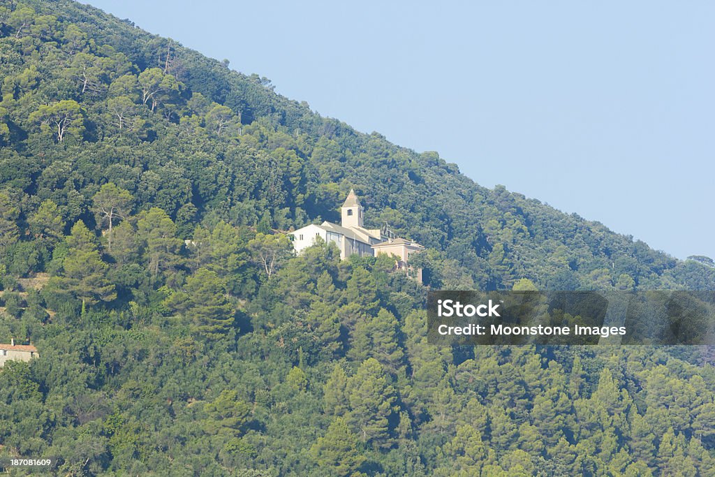 Riviera di Levante in Liguria, Italia - Foto stock royalty-free di Chiesa