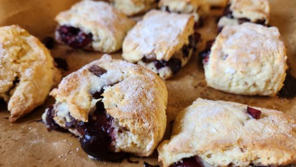 istock Homemade Blueberry scones 1870822753