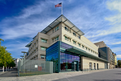 The U.S. Embassy in Berlin, Germany