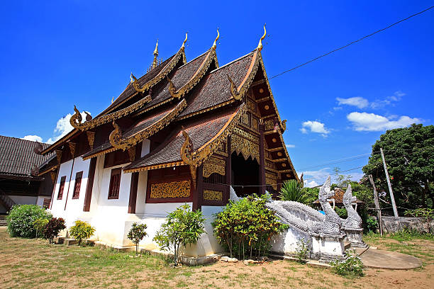 istock Thai Temple in Chiang Mai, Thailand 187082671