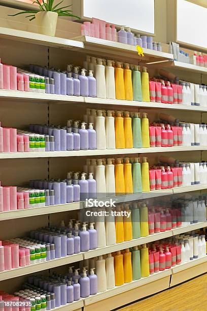 Cosmetic Store Shelf Stock Photo - Download Image Now - Shelf, Store, Merchandise