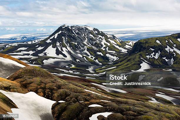 Mountains Laugavegur Trail Iceland Stock Photo - Download Image Now - Eyjafjallajokull Glacier, Iceland, Landmannalaugar