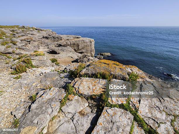 바위산 0명에 대한 스톡 사진 및 기타 이미지 - 0명, Pulpit Rock - Dorset, 경관