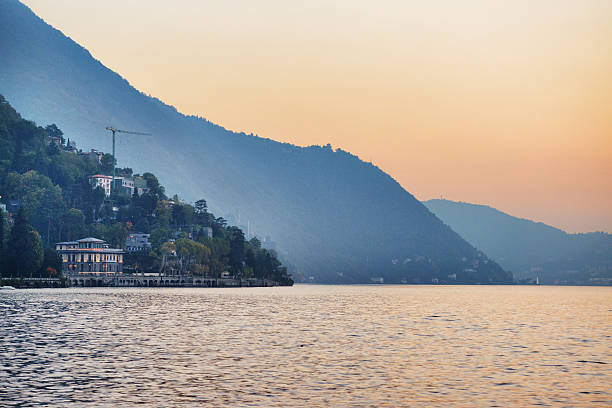 istock Sunset on Lake Como, Italy 187084269