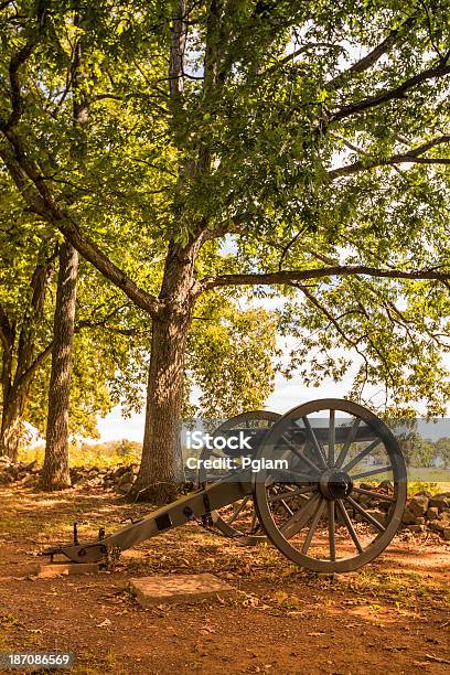 Gettysburg Battlefield Stock Photo - Download Image Now - Gettysburg National Military Park, American Civil War, Armed Forces