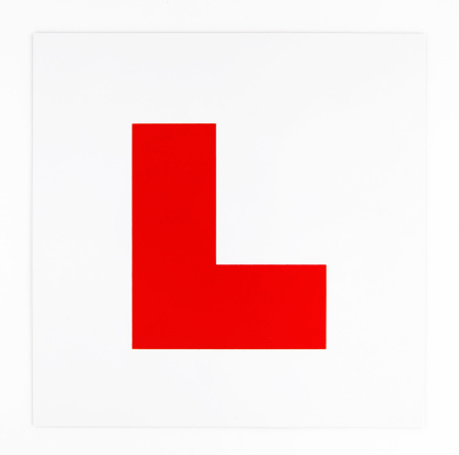 Learner Plate on White Background