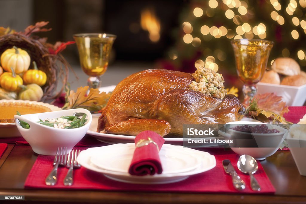 Thanksgiving Dinner Thanksgiving - Holiday Stock Photo