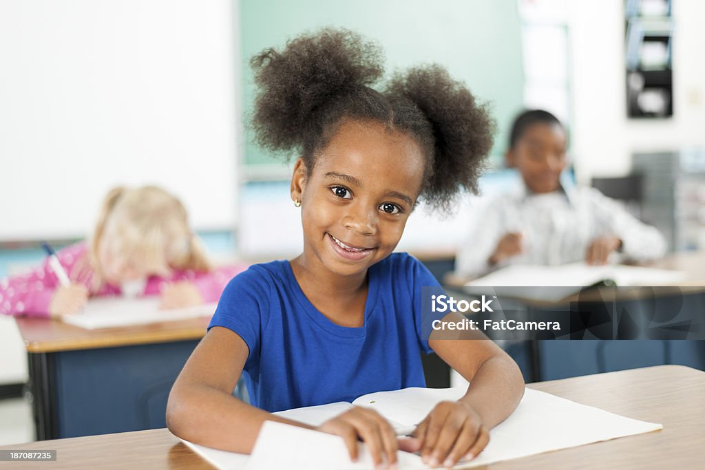 Diversos aula da Escola Primária - Royalty-free Afro-americano Foto de stock