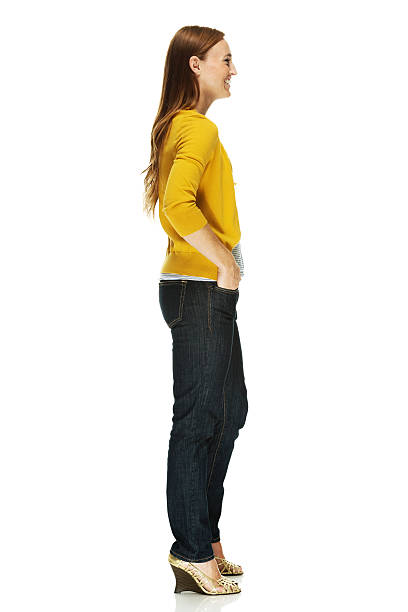 istock Side view of a young woman 187087326