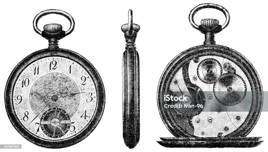Reloj de bolsillo - Ilustración de stock de Abierto libre de derechos