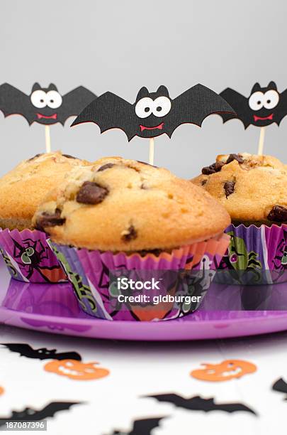 Halloween Muffins Stock Photo - Download Image Now - Buffet, Halloween, Baked