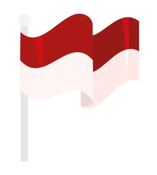 Vector illustration of Indonesia Independence Day