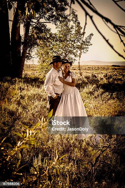 Cowboy Casamento - Fotografias de stock e mais imagens de Casamento - Casamento, Vaqueiro, 20-29 Anos