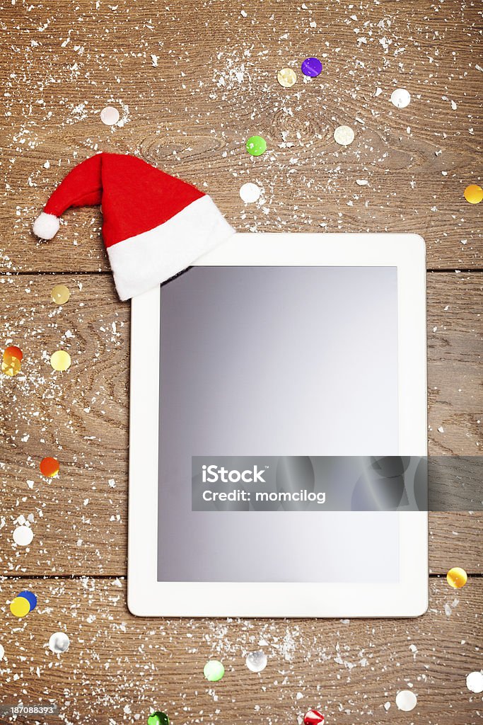 Natal tablet PC - Royalty-free Agenda Eletrónica Foto de stock