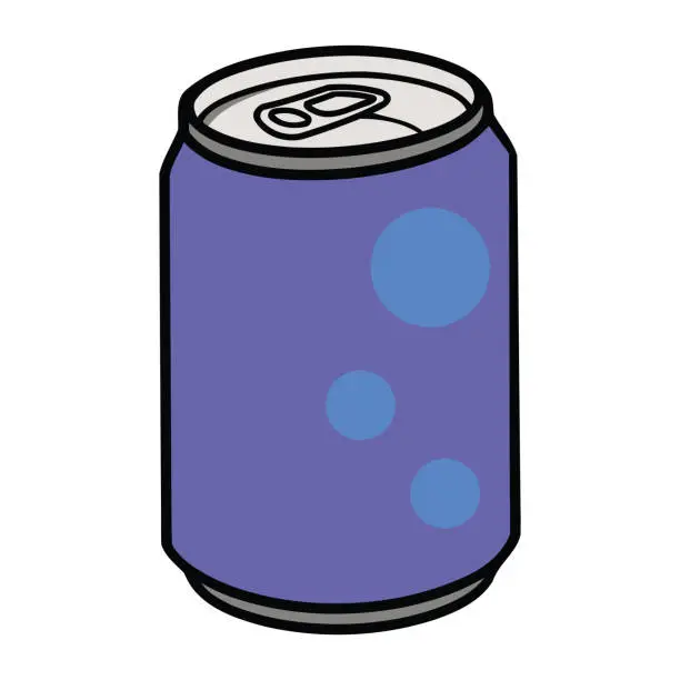 Vector illustration of Kawaii Energy Drink