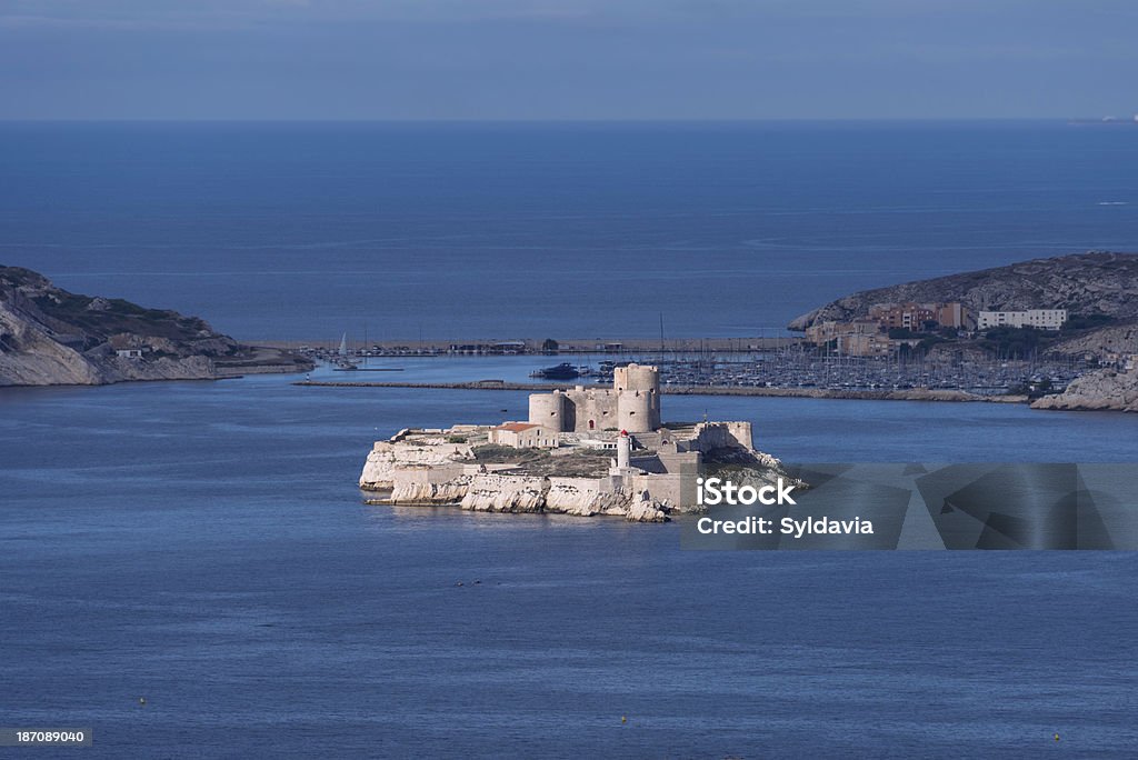 the chateau d'if, marseille, france Chateau D'if on an island near Marseille was used as a prison mentioned in The Count of Monte Cristo Chateau d'If Stock Photo