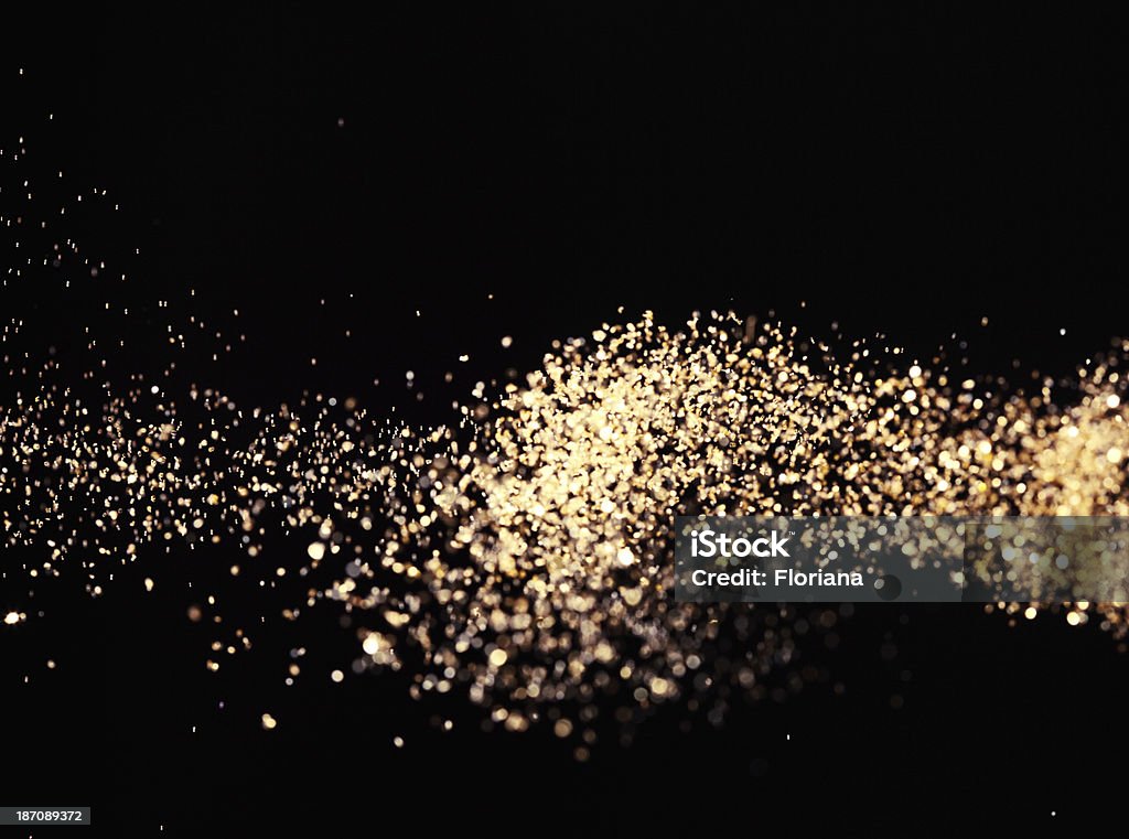 추상적인 배경 골드 빛나다 검은 - 로열티 프리 금-금속 스톡 사진