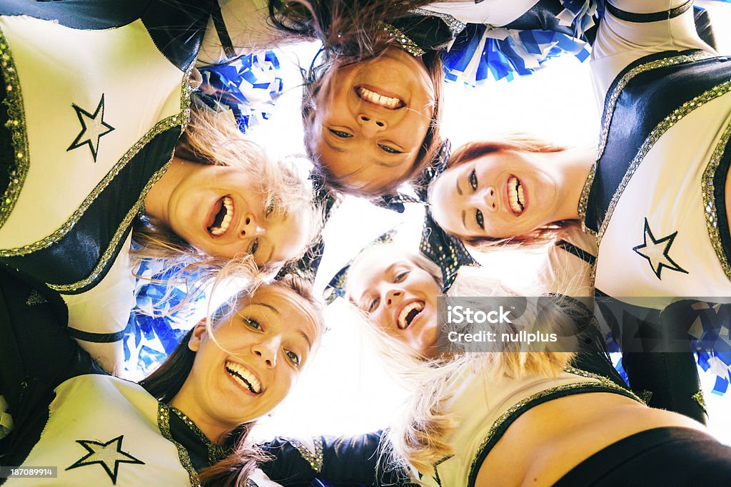 cheerleading 팀 - 로열티 프리 치어리더 스톡 사진