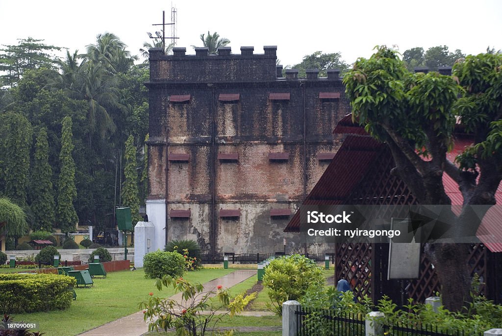 Cellular jail, Port Balir, mar de Andaman, Índia - Foto de stock de Mar de Andaman royalty-free