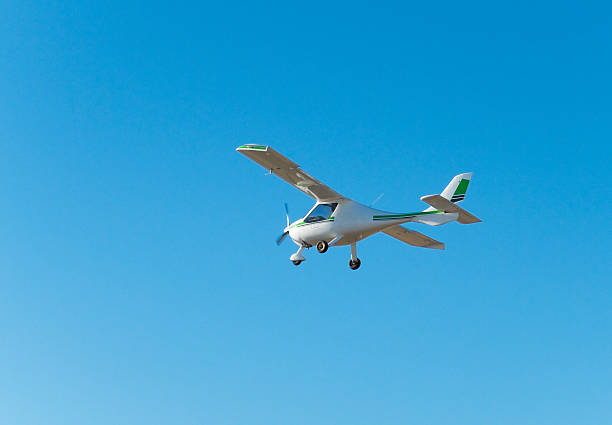 istock Small airplane in the air 187090222