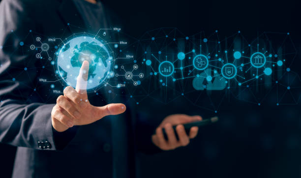 istock Digital transformation change management, internet of things. new technology big data and business process strategy, customer service management, cloud computing, smart industry. Ai technology. 1870909098
