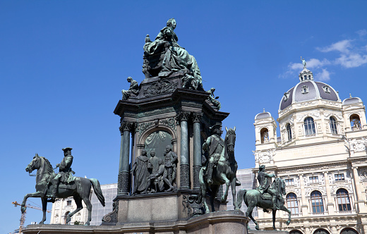 Vienna, Austria - Maria Theresia and Natural History Museum