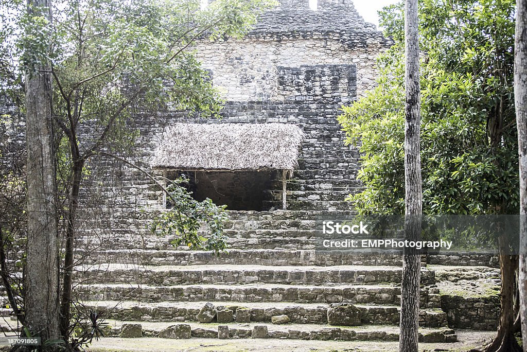 Ruinas de Chacchoben en Costa Maya - Foto de stock de Aire libre libre de derechos