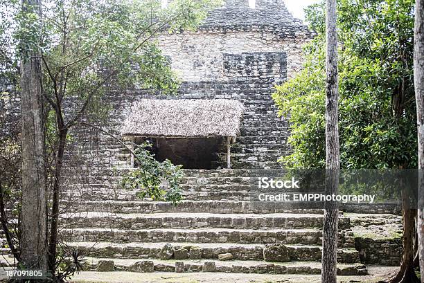 Ruinas De Chacchoben En Costa Maya Foto de stock y más banco de imágenes de Aire libre - Aire libre, Antiguo, Arquitectura