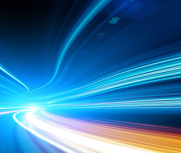 istock Abstract blurred motion of urban freeway traffic 187091852