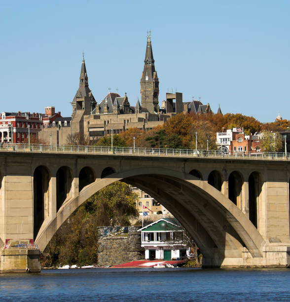 istock Key Bridge in Georgetown Washington DC over the Potomac River 1870922458