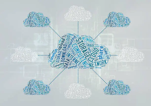 Photo of Cloud computing concept