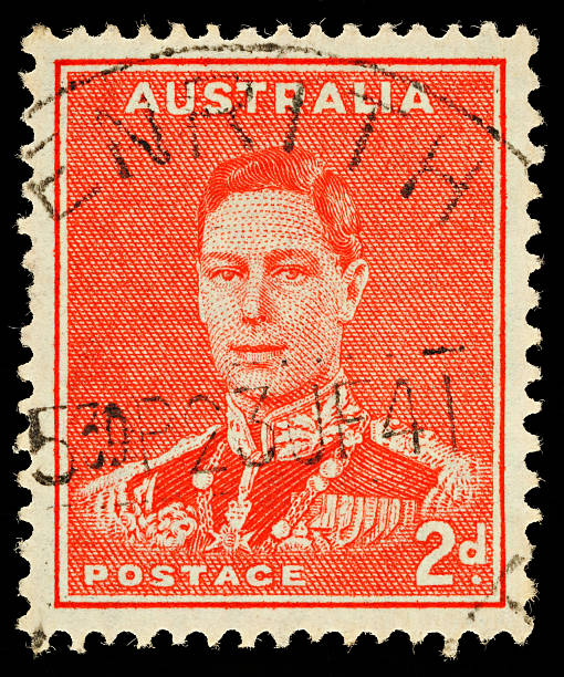 istock Vintage Australian Postage Stamp 187092928