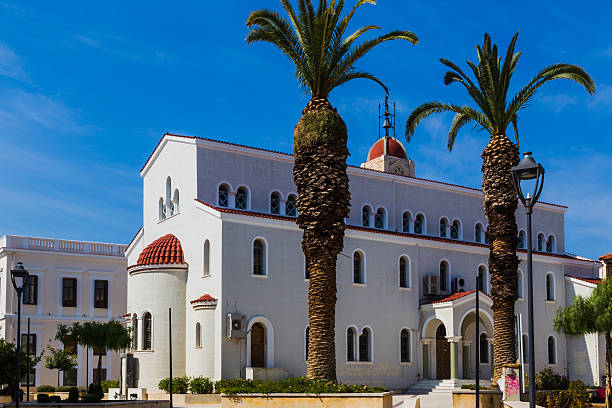 istock Cathedral of Rethymnon in Mitropolis Square, Crete 187093104