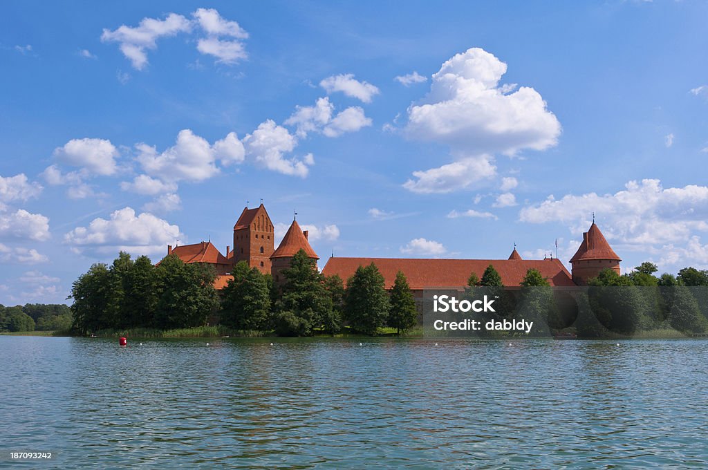 Mittelalterliche Trakai Castle - Lizenzfrei Architektur Stock-Foto