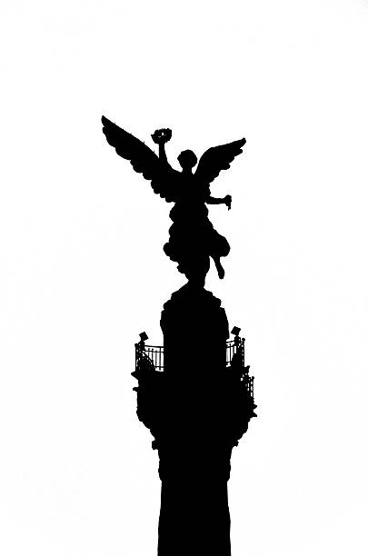 istock Angel of Independence Silhouette 187093644