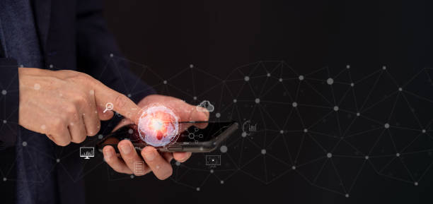 istock Digital transformation change management, internet of things. new technology big data and business process strategy, customer service management, cloud computing, smart industry. Ai technology. 1870939549