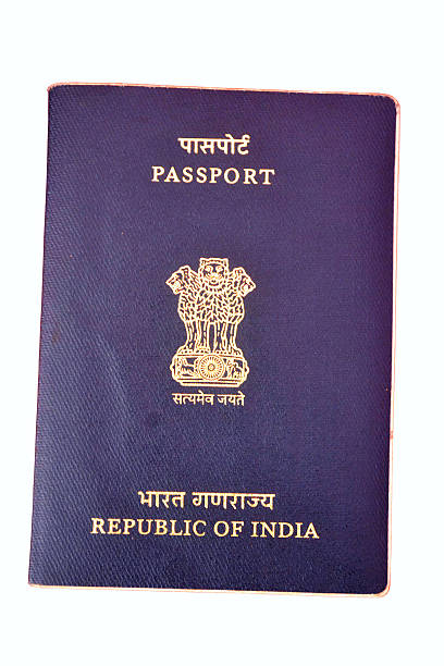 istock Indian Passport Isolated On White 187095077