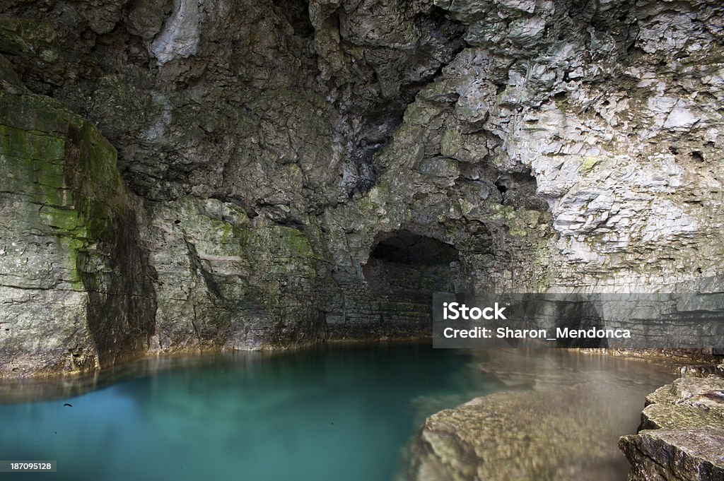 "The Grotto" - Cave at Bruce Peninsula National Park The beautiful, tranquil cave known as "The Grotto" located in Bruce Peninsula National Park, Ontario, Canada. Beauty Stock Photo