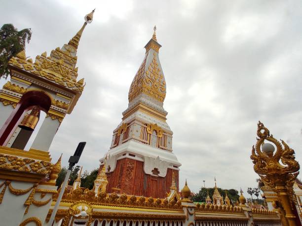 istock Phra That Phanom Pagoda at  Wat Phra That Phanom in Nakhon Phanom, THAILAND. 1870952309