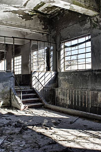 istock An old abandoned factory with broken windows 187096160