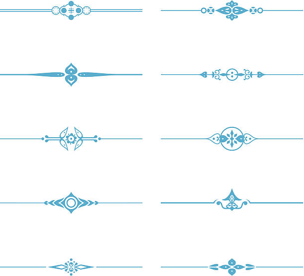 Dingbat Divider 30+ Ornamental Floral Borders Dingbats Dividers Ilustraciones, gráficos ...