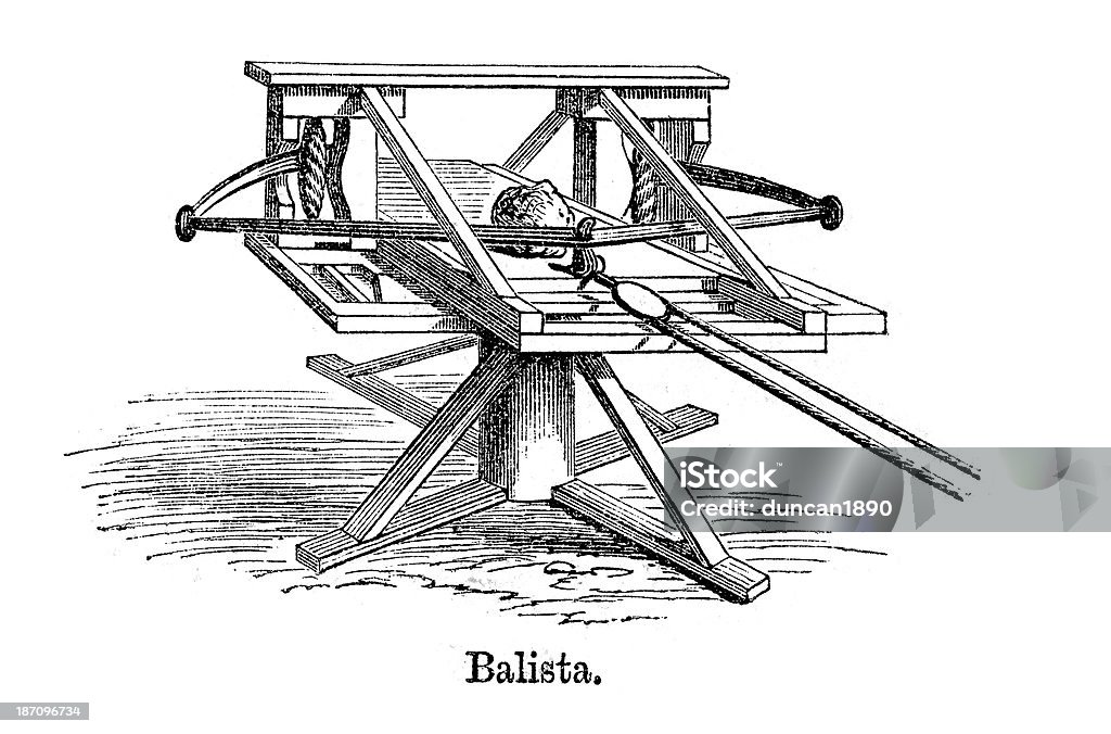 Ballista - Zbiór ilustracji royalty-free (Historia)