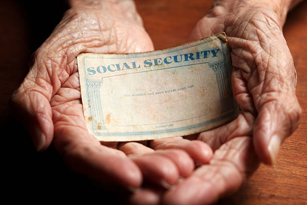 cartão de social security - social security - fotografias e filmes do acervo