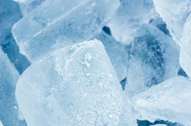 Gros plan de cubes de glace - Photo