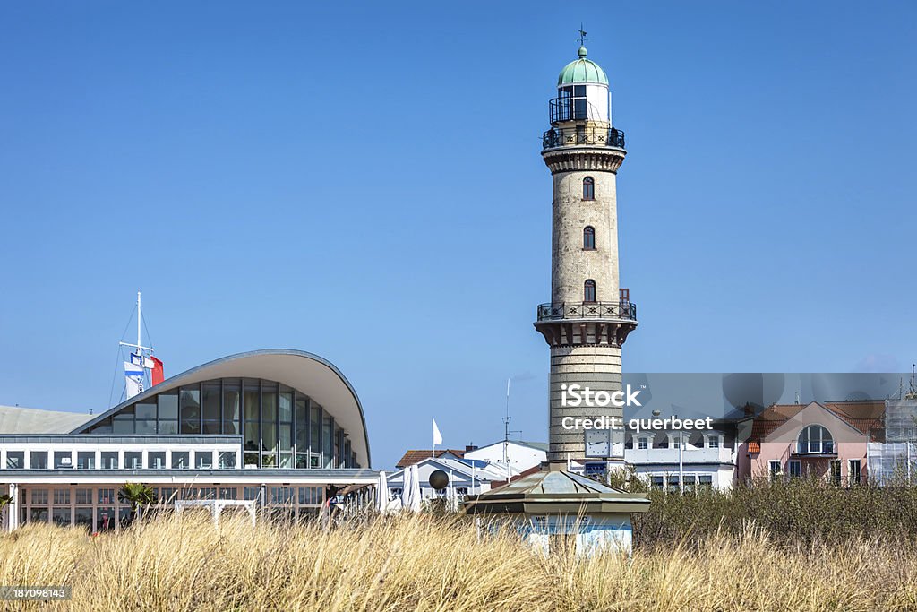 Leuchtturm in Warnemünde - Lizenzfrei Leuchtturm Stock-Foto