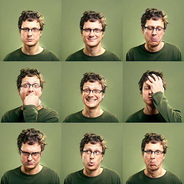 Facial expression stock photo