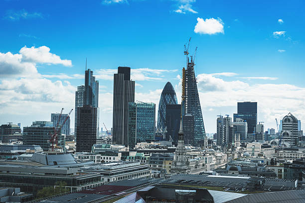 istock London skyline aerial view 187099474