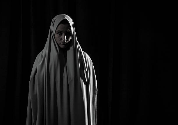 istock Nun in the dark 187099640