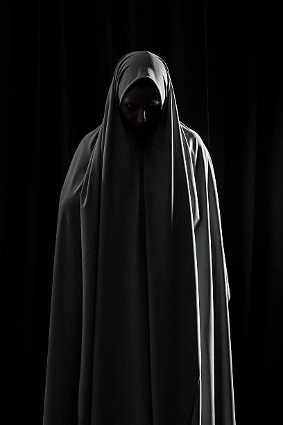 istock Nun in the dark 187099684