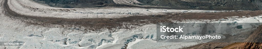 panorama-II GornergratCity in Switzerland Glaciar - Royalty-free Alpes Europeus Foto de stock